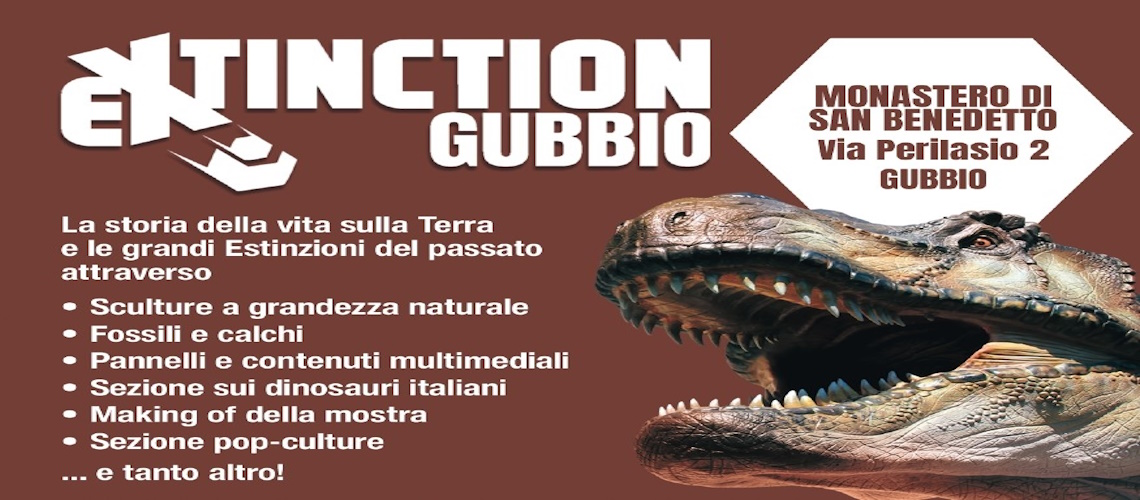 Extinction – Before and after the disappearance of Dinosaurs - Gubbio